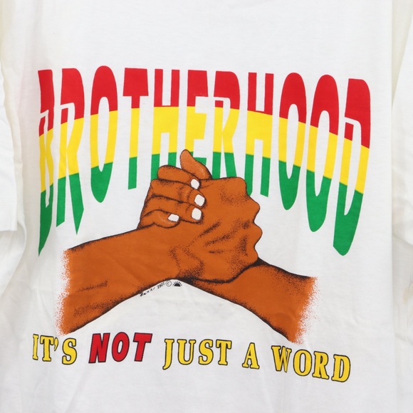 New Vintage Brotherhood It's Not Just A Word Shirt - Picture 3 of 8